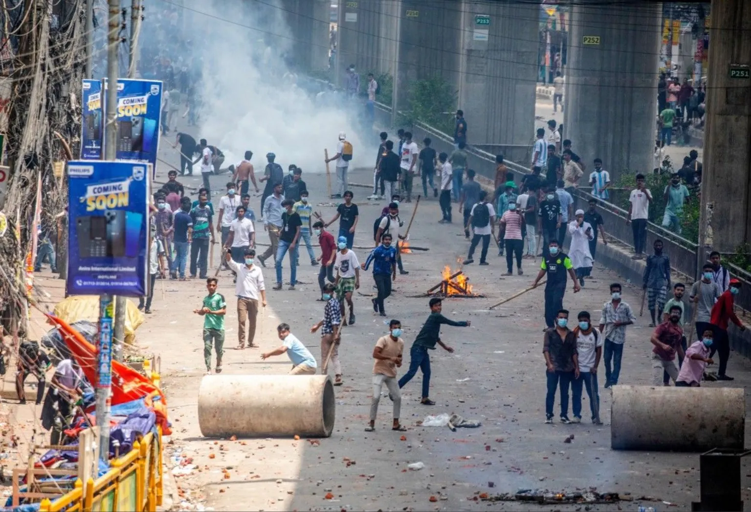 Bangladesh Enforces Nationwide Curfew Amid Student Protests and Violence